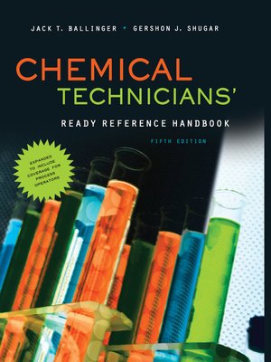 cover image of Chemical Technicians' Ready Reference Handbook